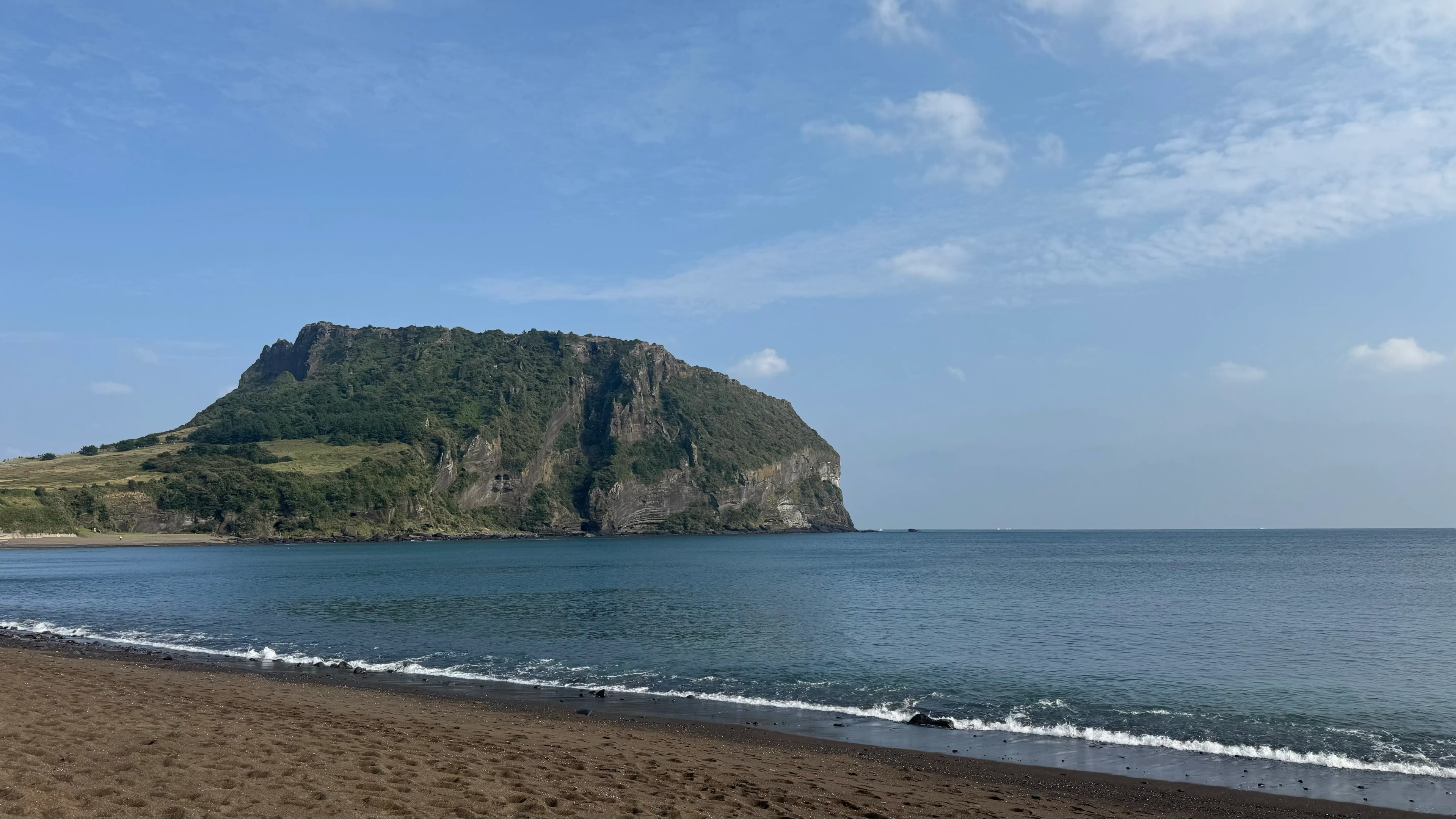 Seongsan Ilchulbong across the water